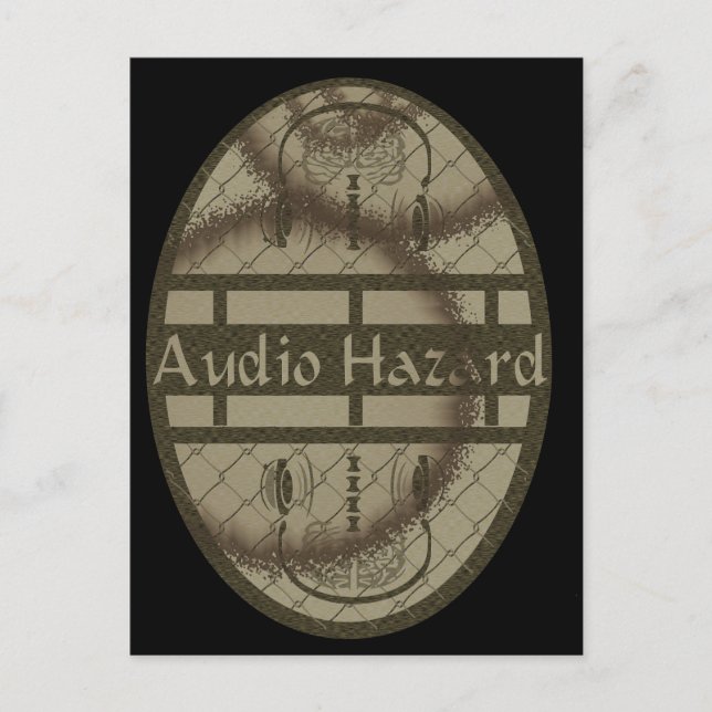 Audio Hazard Postcard (Front)