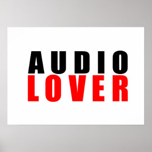 Audio lover poster