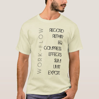 Audio Lover  Workflow Tee Shirt