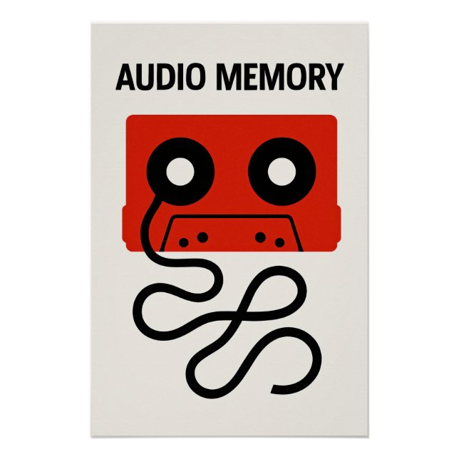 AUDIO MEMORY - A Sound Memory Poster (Front)