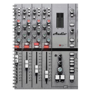 Audio Mixer "Take Sheet" Notebook