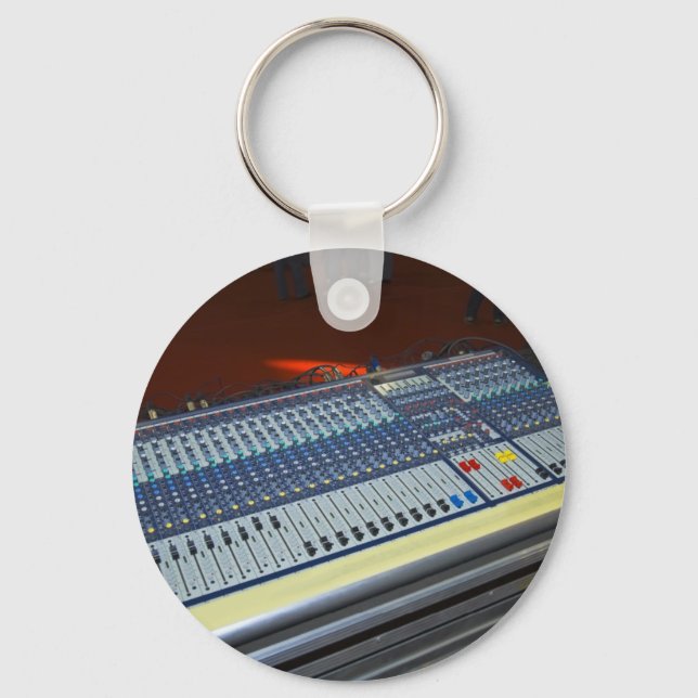 audio mixing console - sound board key ring (Front)