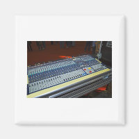 audio mixing console - sound board