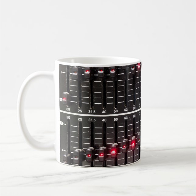 Audio Realm: Sound Studio Essentials Coffee Mug (Left)