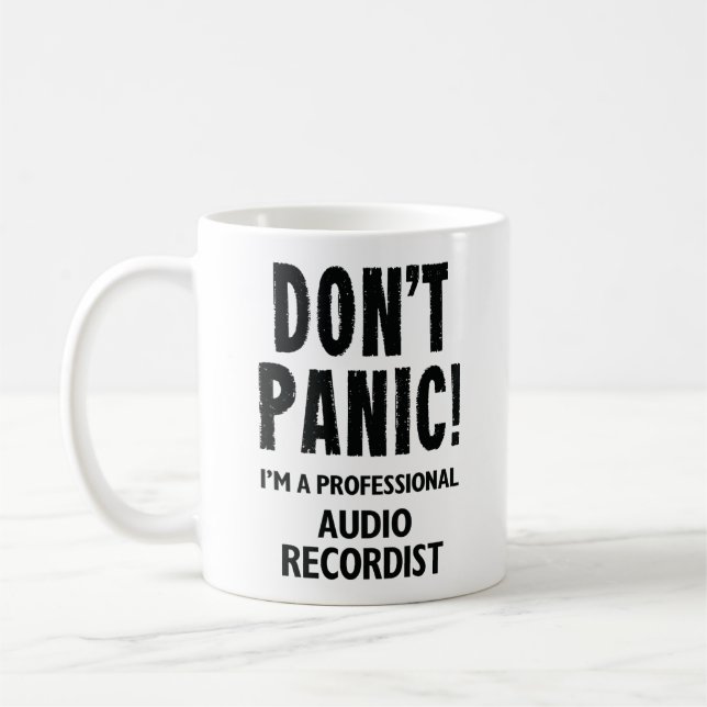 Audio Recordist Coffee Mug (Left)
