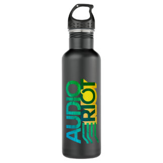 Audio Riot Black Stainless Water Bottle