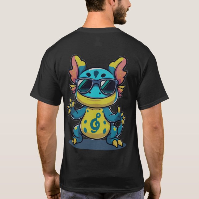 Audio Riot Otto Riot Head T Shirt (Back)