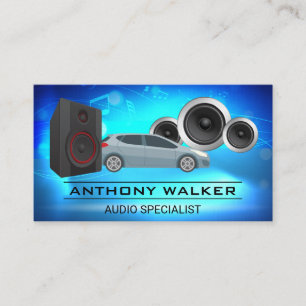 Audio Speakers   Surround Sound Subwoofers Business Card