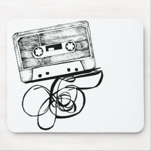 Audio Tape Cassette Retro Mouse Pad