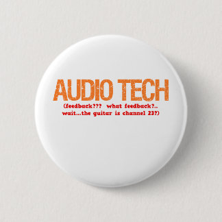 Audio Tech Description 6 Cm Round Badge