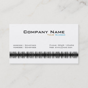 Audio Wave Business Card