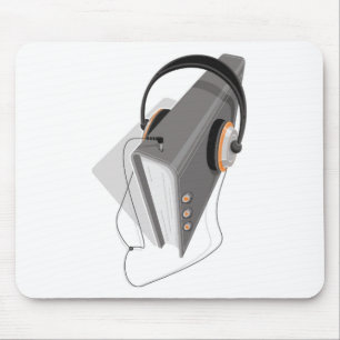 Audiobook Concept Mouse Mat