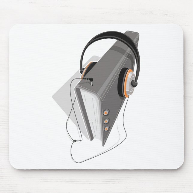 Audiobook Concept Mouse Mat (Front)