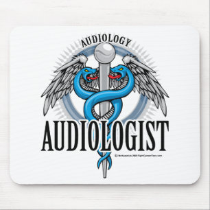 Audiologist Caduceus Mouse Mat