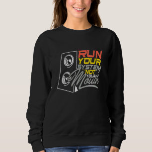 Audiologist Car Stereo Fanatic Sound Tech Audio Te Sweatshirt