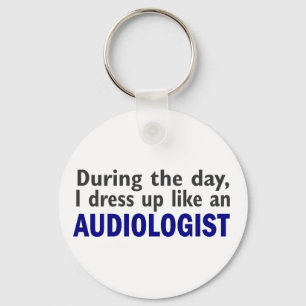 Audiologist During The Day Key Ring