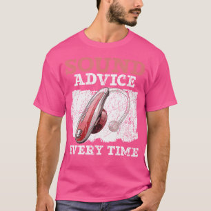 Audiologist Hearing Aid Sound Ear Doctor Audiology T-Shirt
