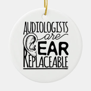 Audiologists Are Ear Replaceable Ceramic Tree Decoration