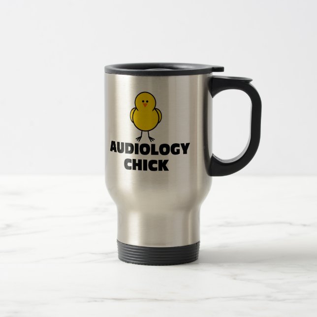 Audiology Chick Travel Mug (Right)