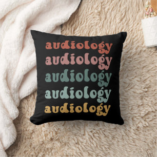 Audiology Doctor of Audiology Audiologist Retro Cushion