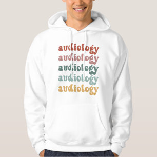 Audiology Doctor of Audiology Audiologist Retro Hoodie