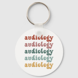 Audiology Doctor of Audiology Audiologist Retro Key Ring