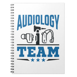 Audiology Team Staff Squad Audiologist Hearing Notebook