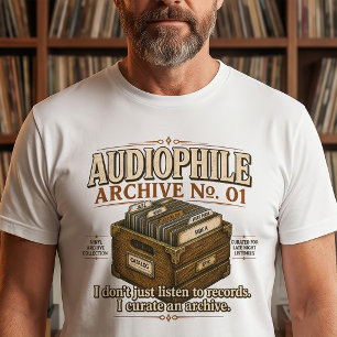 Audiophile Archive No. 01 Vinyl Tee