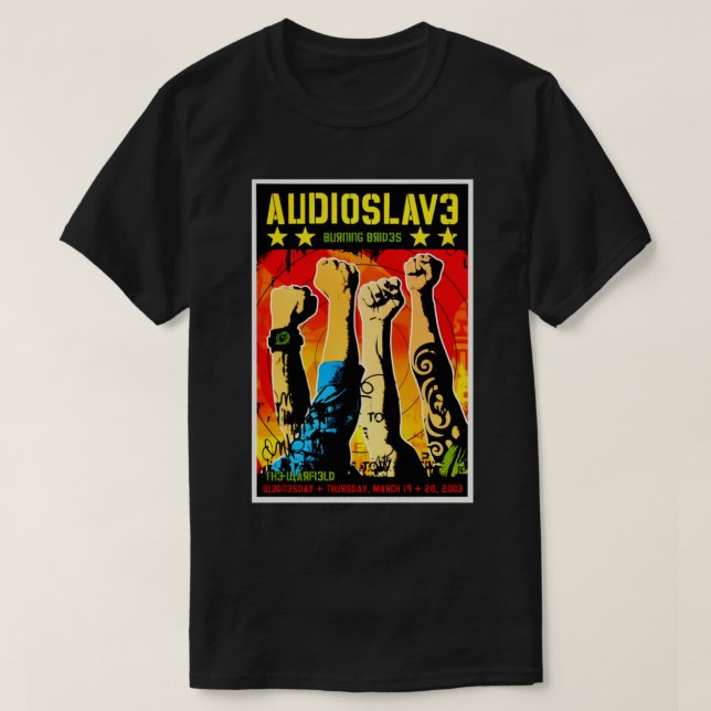 Audioslave Tour T-Shirt (Design Front)