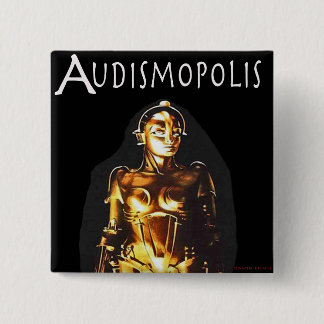 Audismopolis 15 Cm Square Badge