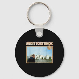 Audit Fort Knox Kentucky Gold Bullion Funny Key Ring
