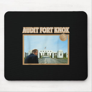Audit Fort Knox Kentucky Gold Bullion Funny Mouse Mat