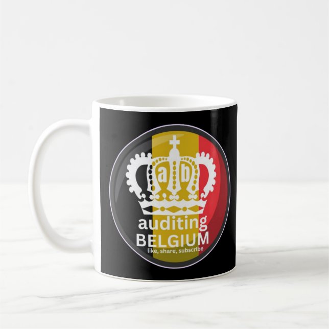 AUDITING BELGIUM COFFEE MUG (Left)