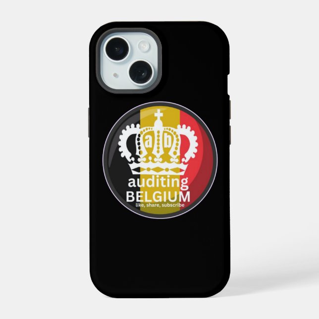 AUDITING BELGIUM iPhone 15 CASE (Back)