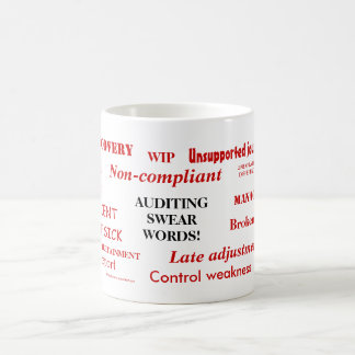 Auditing Swear Words Mug | Funny Auditor Gift Idea
