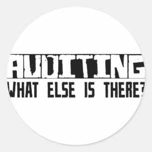 Auditing What Else Is There? Classic Round Sticker