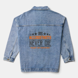 Auditor Accountant Auditing Accountant 30 Denim Jacket