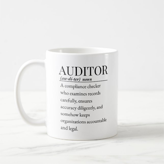 Auditor Coffee Mug (Left)