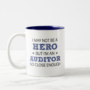 Auditor Humor Novelty Two-Tone Coffee Mug