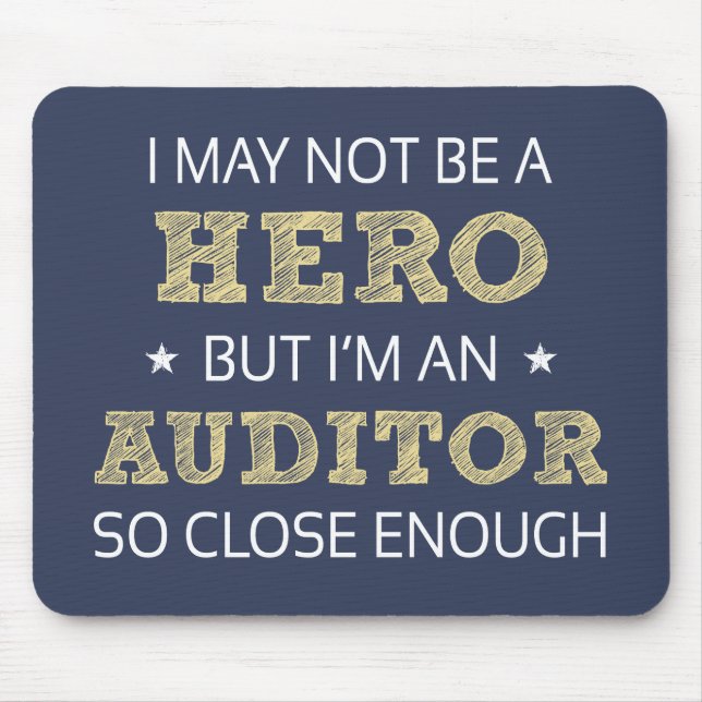 Auditor Humour Novelty Mouse Mat (Front)