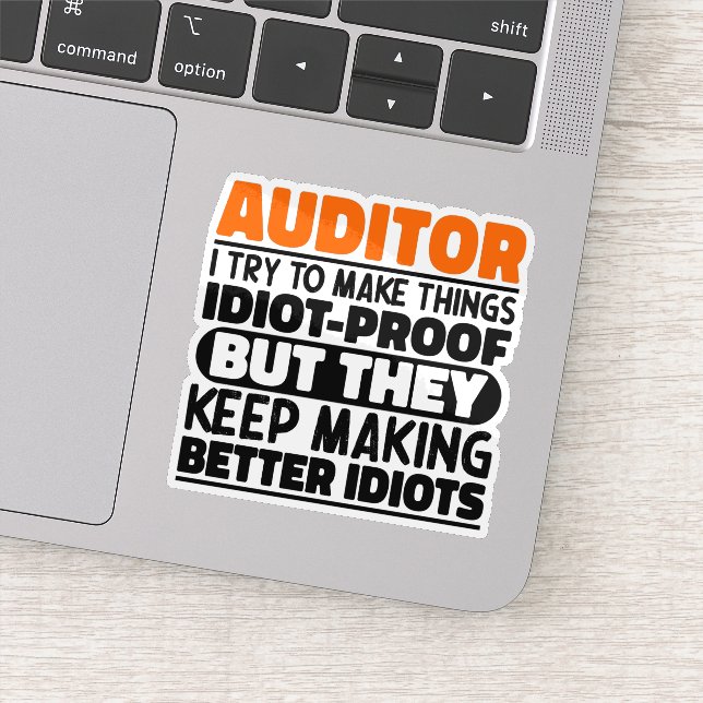 Auditor I Try To Make Things Funny Quote (Detail)