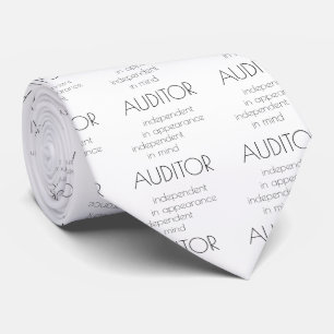 "Auditor: Independant in Mind & Appearance" Tie