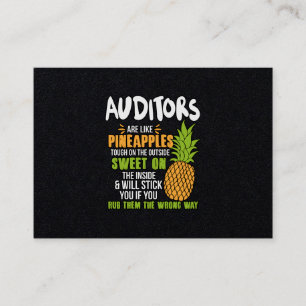 Auditors Are Like Pineapples. Business Card