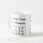 Audra periodic table name mug (Front Left)