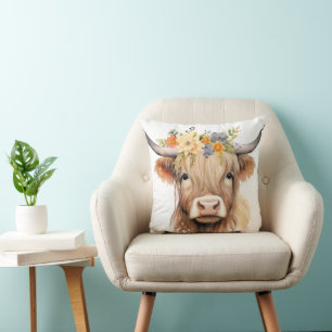 Audrey Cow 16x16 Cushion