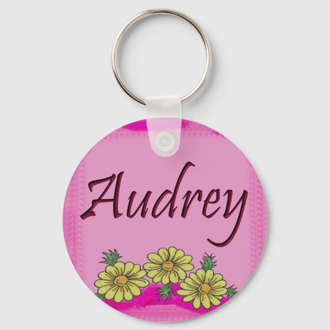 Audrey Daisy Keychain (Front)