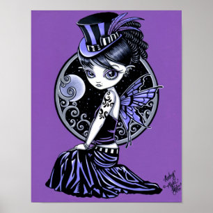 "Audrey" Gothic Victorian Fairy Poster