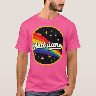 Audriana Rainbow In Space Vintage Style T-Shirt