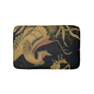 Audsley Mythical Howo Bird: 1884 Japanese Phoenix Bath Mat