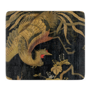 Audsley Mythical Howo Bird: 1884 Japanese Phoenix Cutting Board